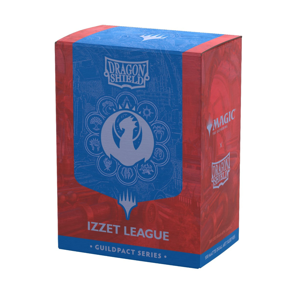 Dragon Shield Sleeves: Standard Matte Dual Art Magic the Gathering Guildpact Series - Izzet League 100CT