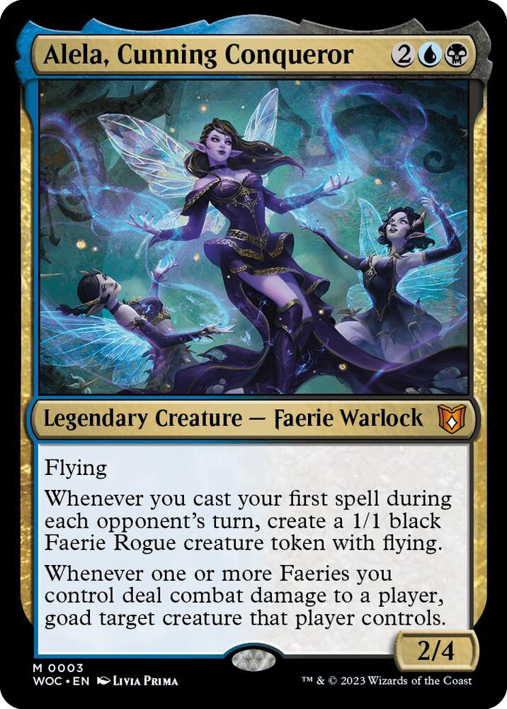 Alela, Cunning Conqueror - Commander: Wilds of Eldraine (WOC)