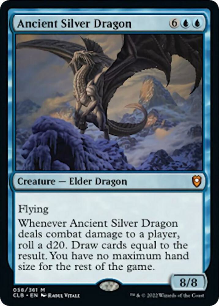 Ancient Silver Dragon - FOIL Commander Legends: Battle for Baldur's Gate (CLB)