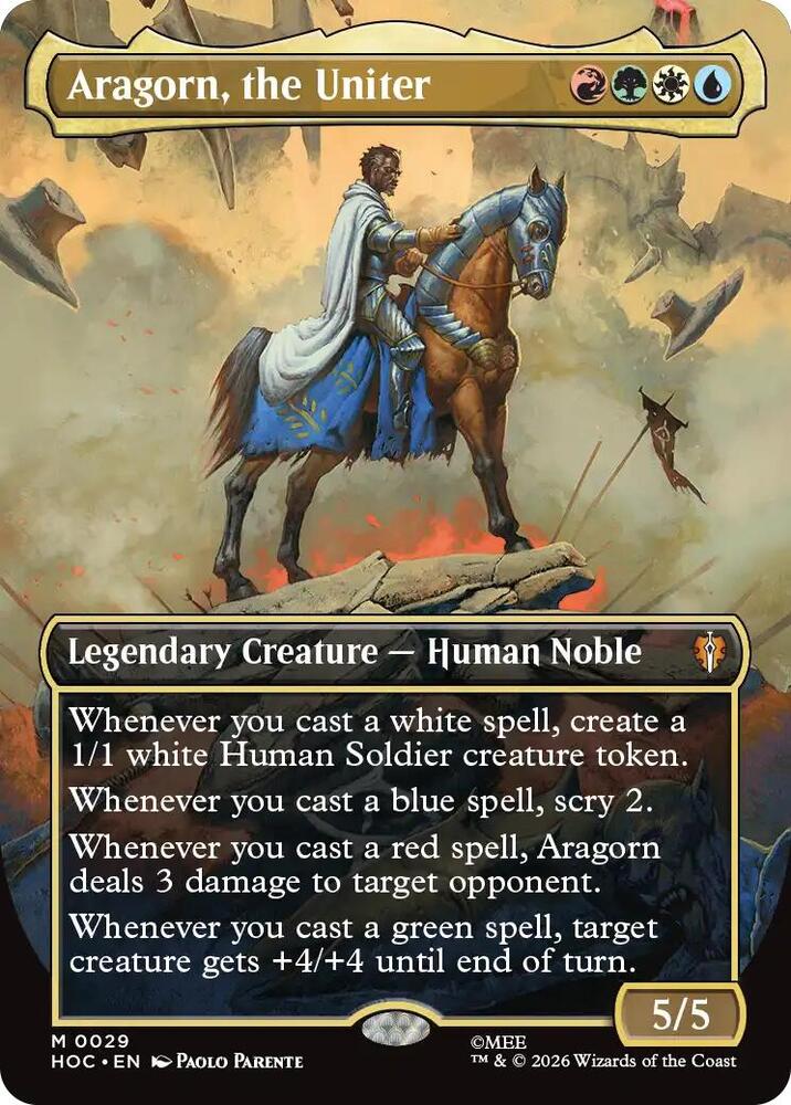 Aragorn, the Uniter (Borderless) - The Hobbit: Eternal-Legal (HOC)