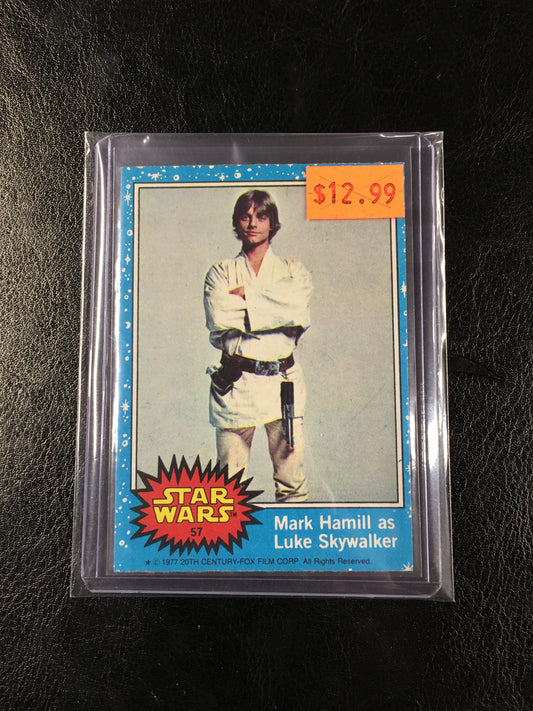 Mark Hamill as Luke Skywalker #57 1977