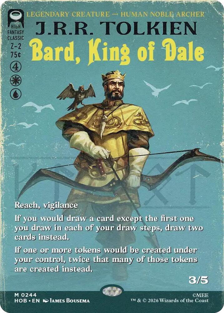 Bard, King of Dale (Borderless) - The Hobbit (HOB)