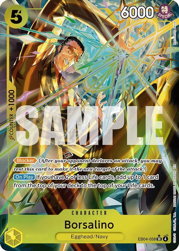 Borsalino (Alternate Art) - Adventure on Kami's Island (OP15-EB04)
