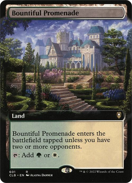 Bountiful Promenade (Extended Art) - Commander Legends: Battle for Baldur's Gate (CLB)