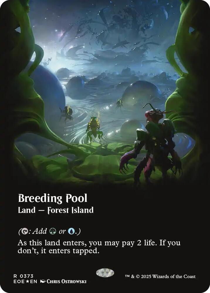 Breeding Pool (Borderless) (Galaxy Foil) - Edge of Eternities (EOE)