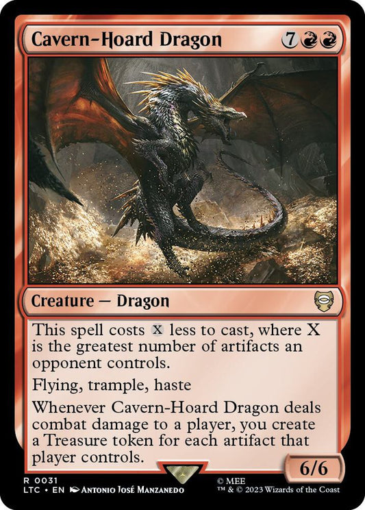 Cavern-Hoard Dragon - Commander: The Lord of the Rings: Tales of Middle-earth (LTC)