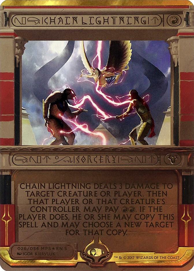 Chain Lightning - Masterpiece Series: Amonkhet Invocations (MPS2)