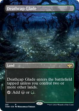 Deathcap Glade (Borderless Foil) - Innistrad: Crimson Vow (VOW)