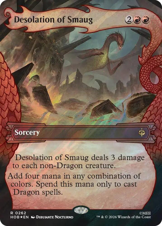 Desolation of Smaug (Showcase) (Surge Foil) - The Hobbit (HOB)