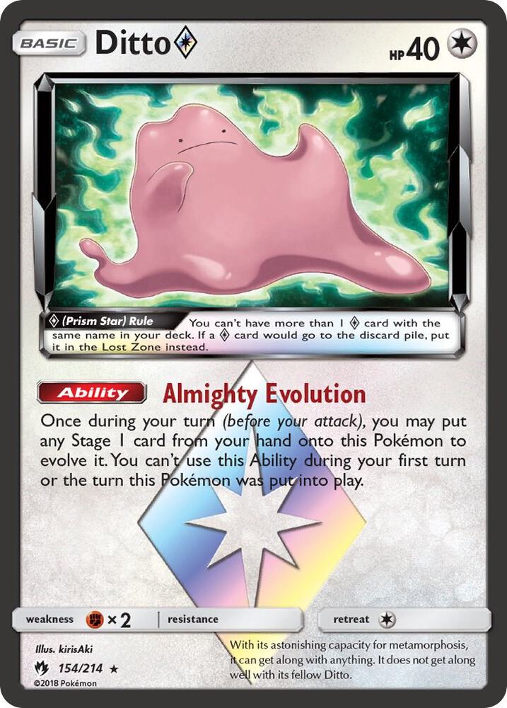Ditto Prism Star - SM - Lost Thunder (SM8)