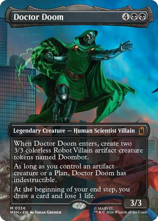 Doctor Doom (Borderless) (0336) - Marvel Super Heroes (MSH) FOIL