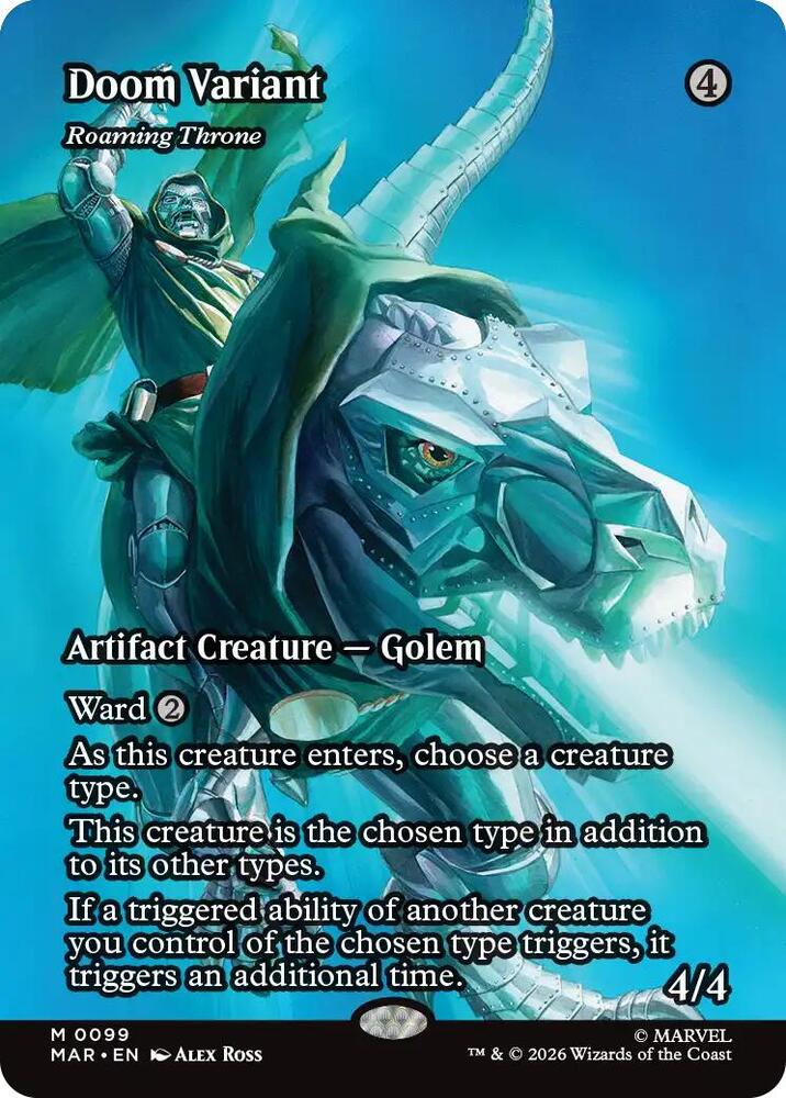Doom Variant - Roaming Throne (Borderless) - Marvel Universe Eternal-Legal (MAR)