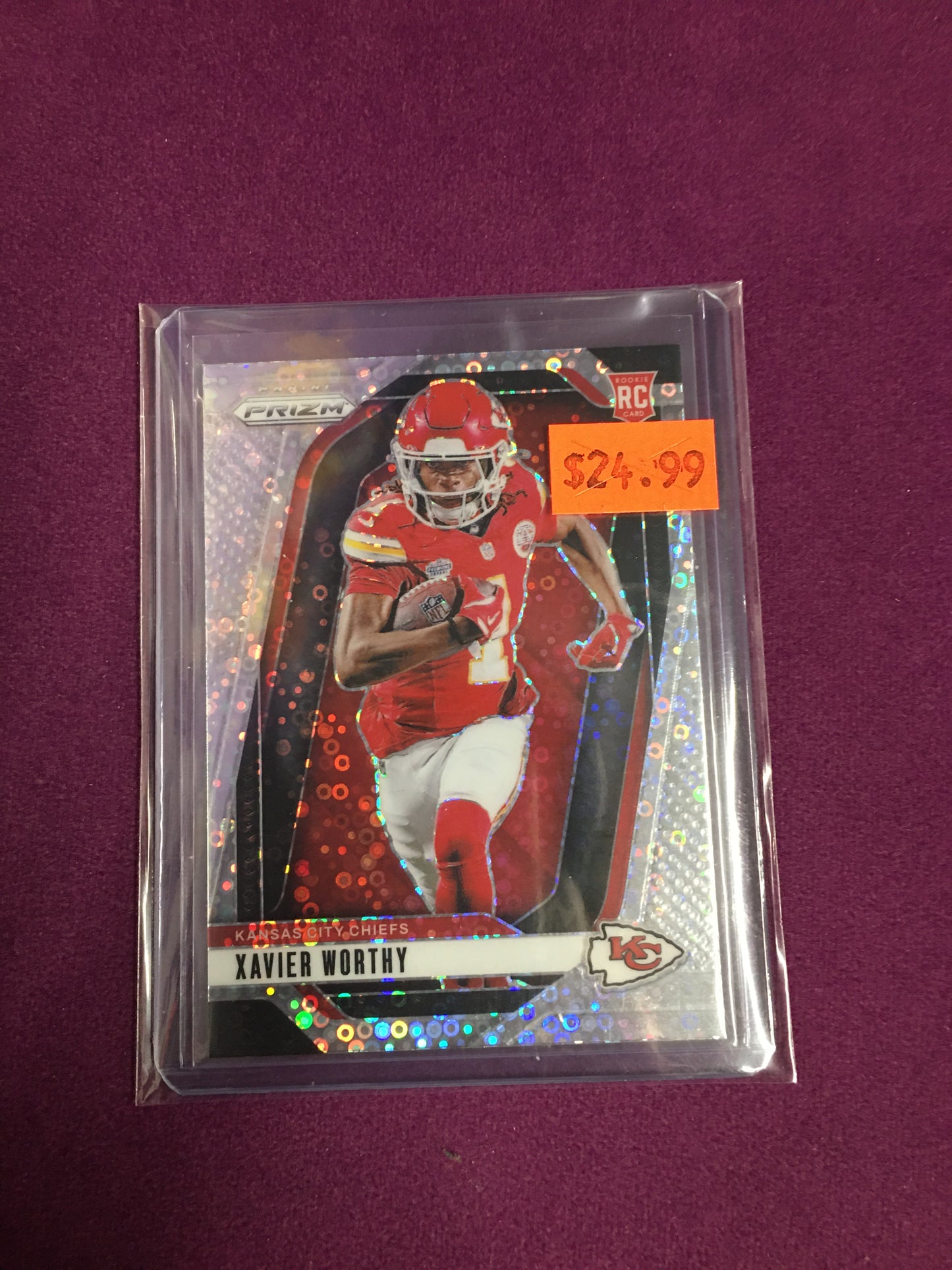 Xavier Worthy Prizm RC Disco #42