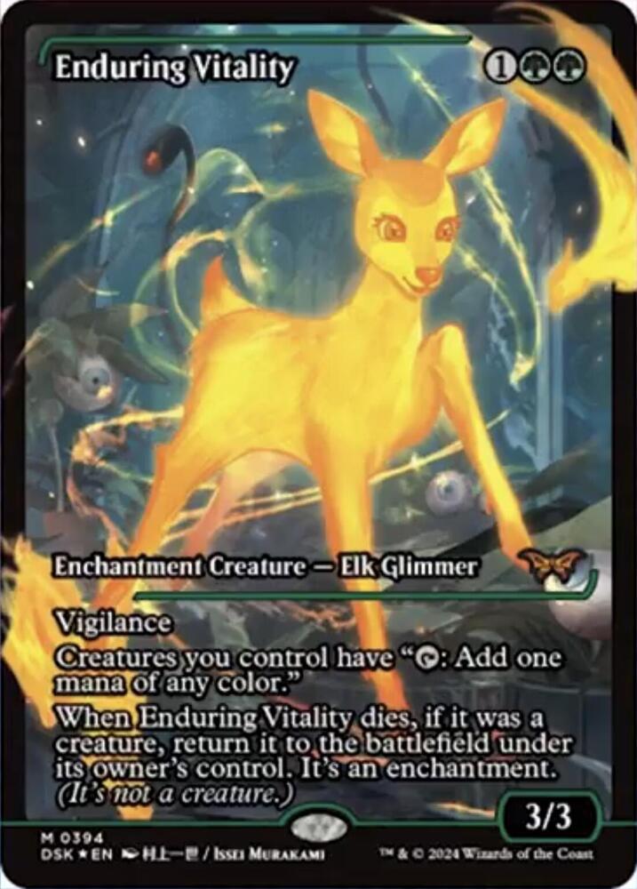 Enduring Vitality (Showcase FOIL) - Duskmourn: House of Horror (DSK)