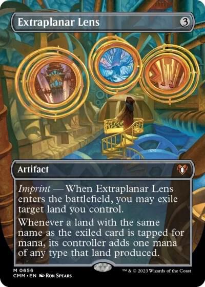 Extraplanar Lens (Borderless Foil) - Commander Masters (CMM)