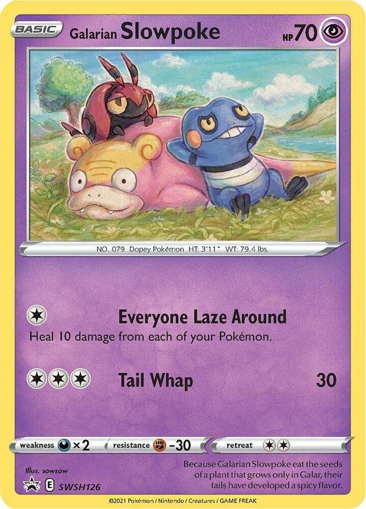 Galarian Slowpoke - SWSH126 - SWSH: Sword & Shield Promo Cards (SWSD)