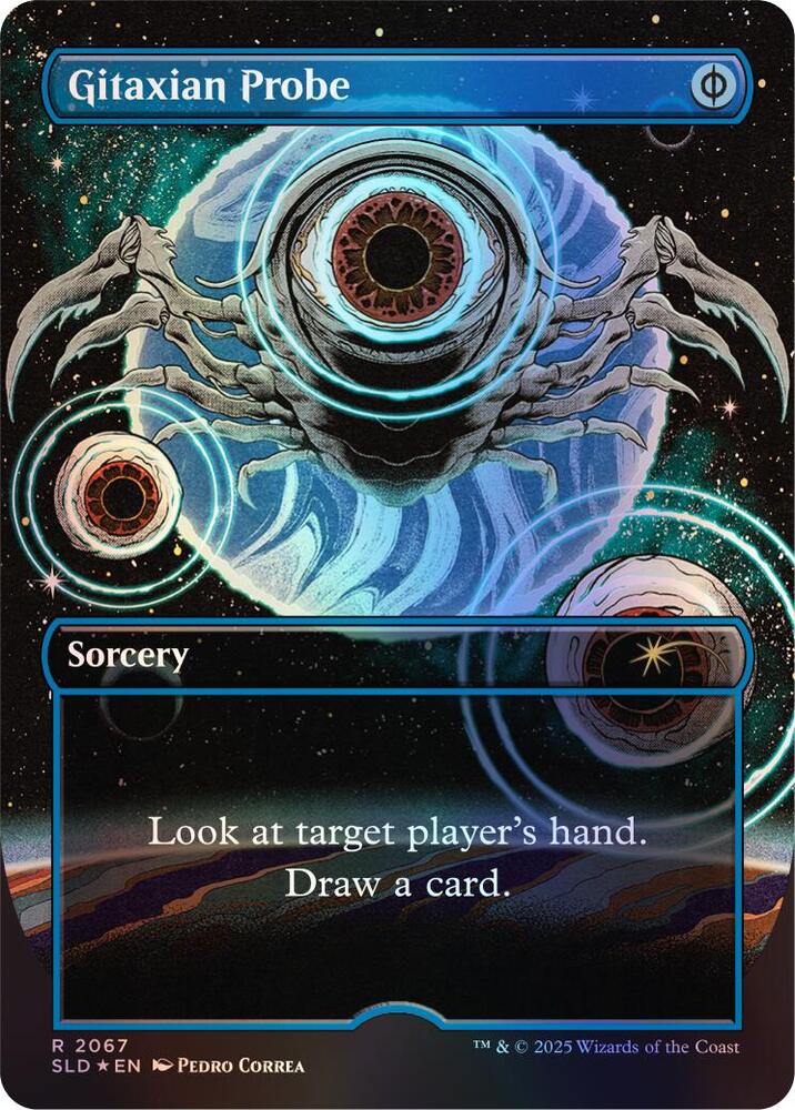 Gitaxian Probe (2067) (Rainbow Foil) - Secret Lair Drop Series (SLD)