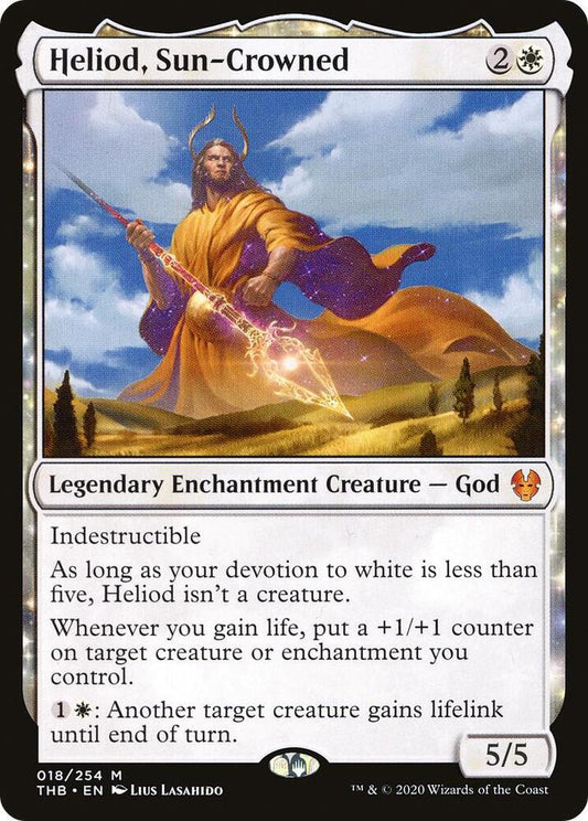 Heliod, Sun-Crowned - Theros Beyond Death (THB) FOIL 018