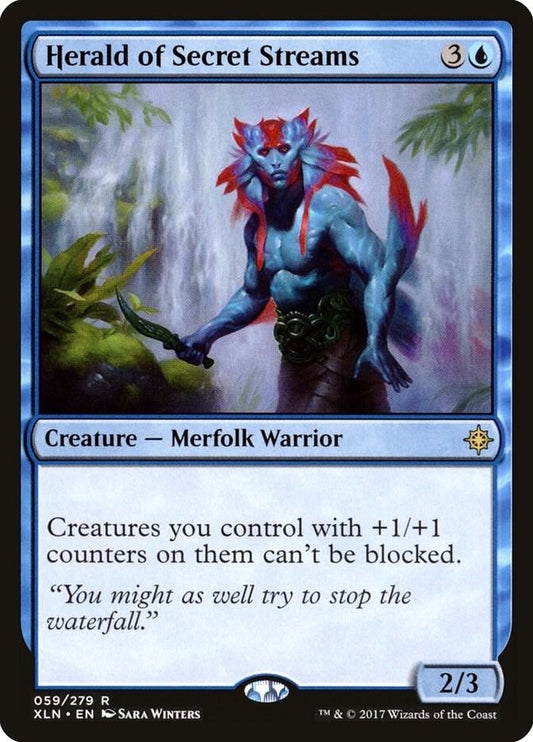 Herald of Secret Streams - Ixalan (XLN) FOIL