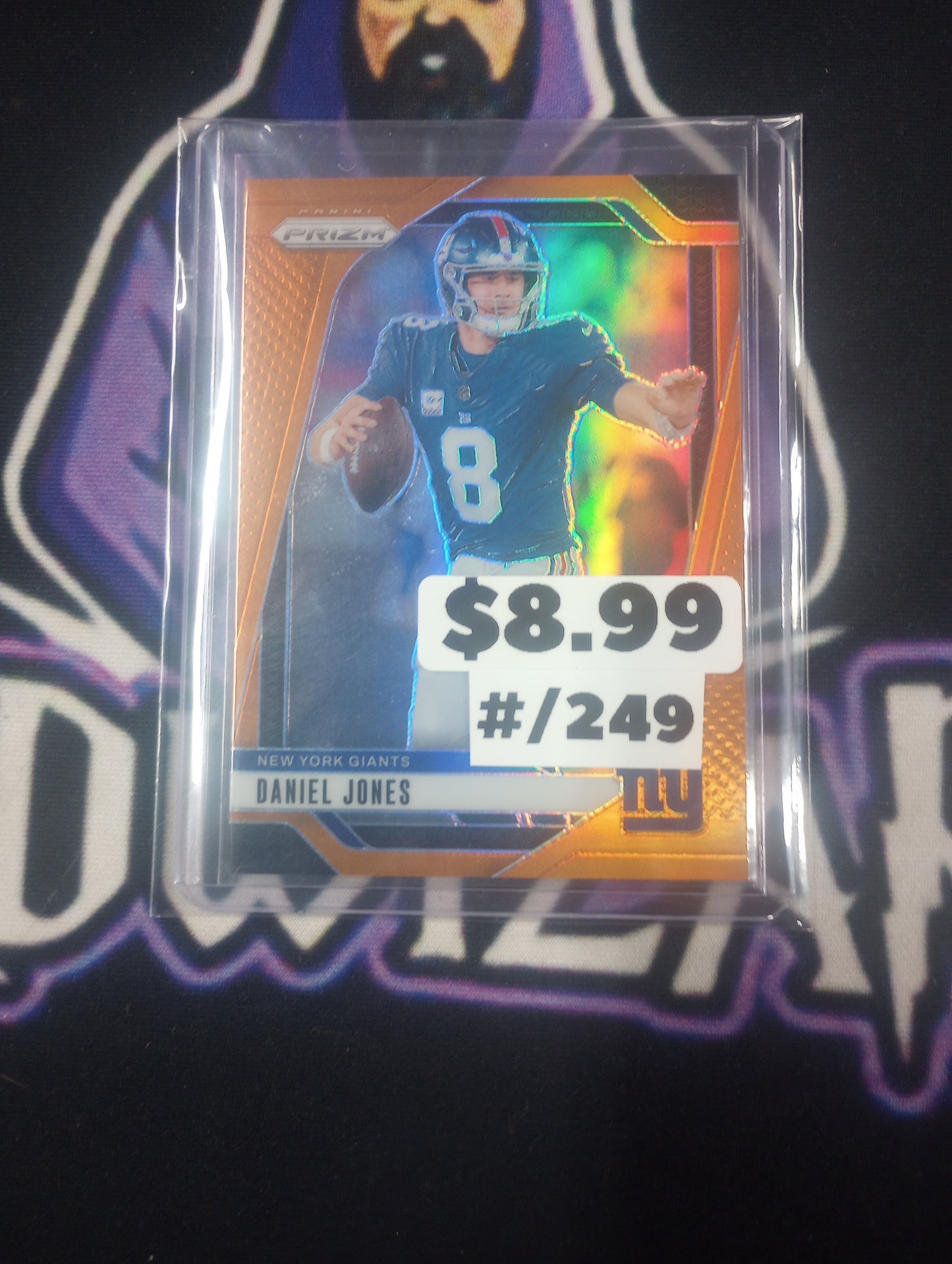 Daniel Jones Orange Prizm/249 2024