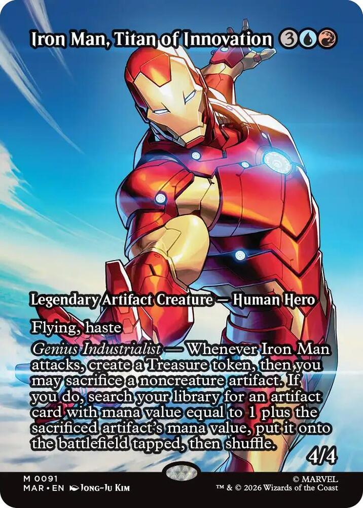 Iron Man, Titan of Innovation (Borderless) - Marvel Universe Eternal-Legal (MAR)