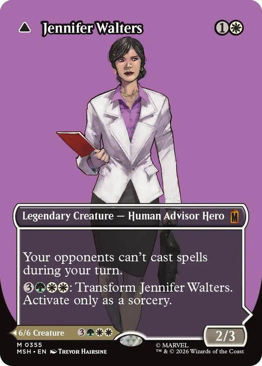 Jennifer Walters FOIL (Borderless) (0355) - Marvel Super Heroes (MSH)