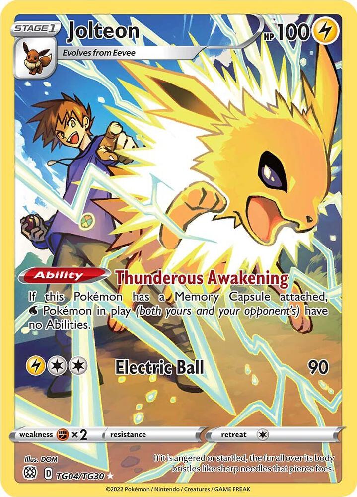 Jolteon - SWSH09: Brilliant Stars Trainer Gallery TG04/TG30