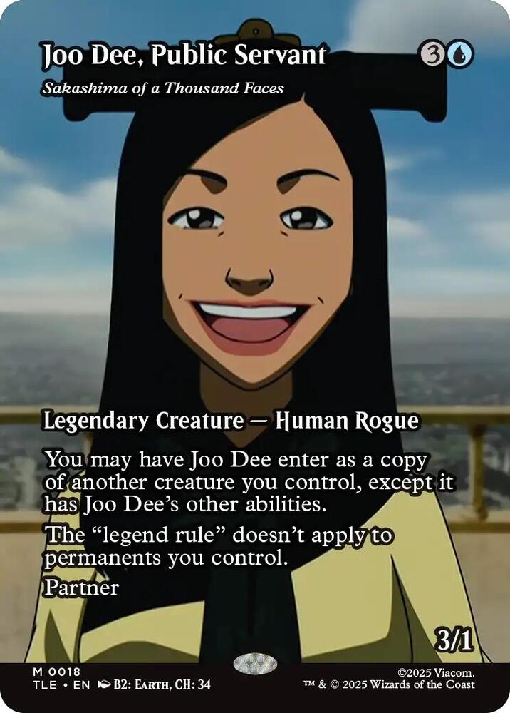 Joo Dee, Public Servant - Sakashima of a Thousand Faces (Borderless) - Avatar: The Last Airbender: Eternal-Legal (TLE)