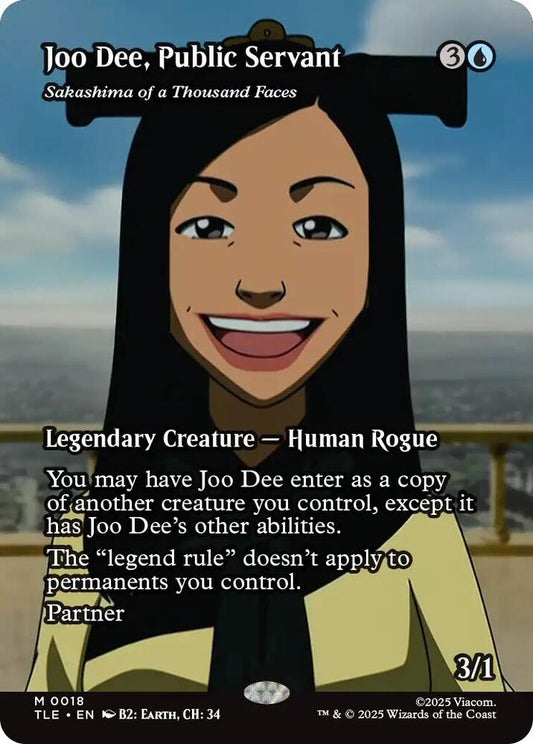 Joo Dee, Public Servant - Sakashima of a Thousand Faces (Borderless) - Avatar: The Last Airbender: Eternal-Legal (TLE)