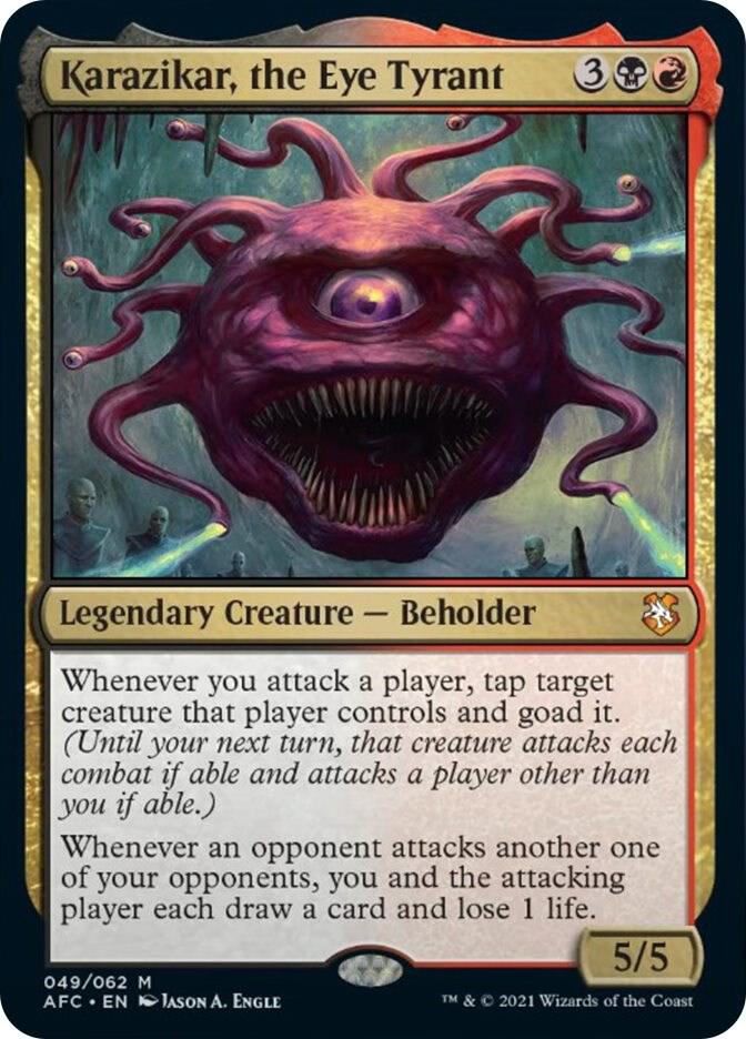 Karazikar, the Eye Tyrant - Commander: Adventures in the Forgotten Realms (AFC)
