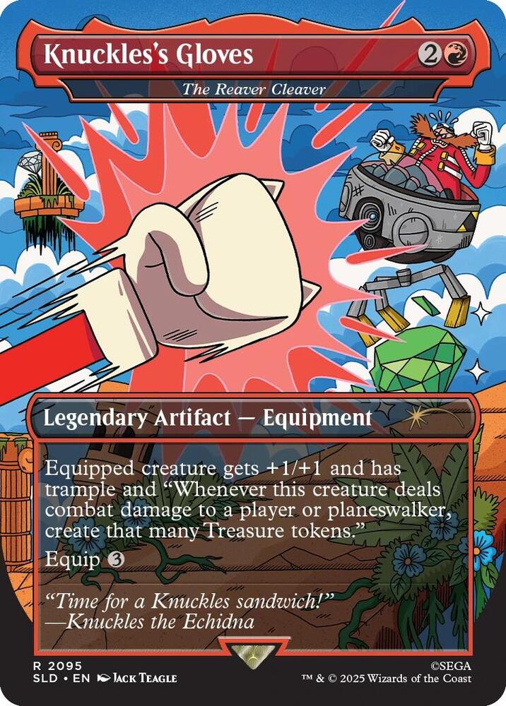 Knuckles's Gloves - The Reaver Cleaver - Secret Lair Drop Series (SLD)