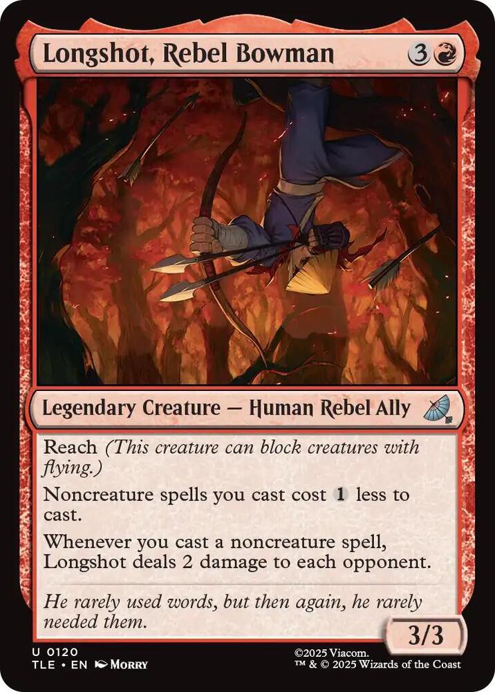 Longshot, Rebel Bowman - Avatar: The Last Airbender: Eternal-Legal (TLE)