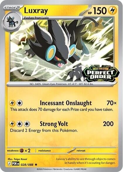 Luxray (Perfect Order Stamped) - Miscellaneous Cards & Products (MCAP)