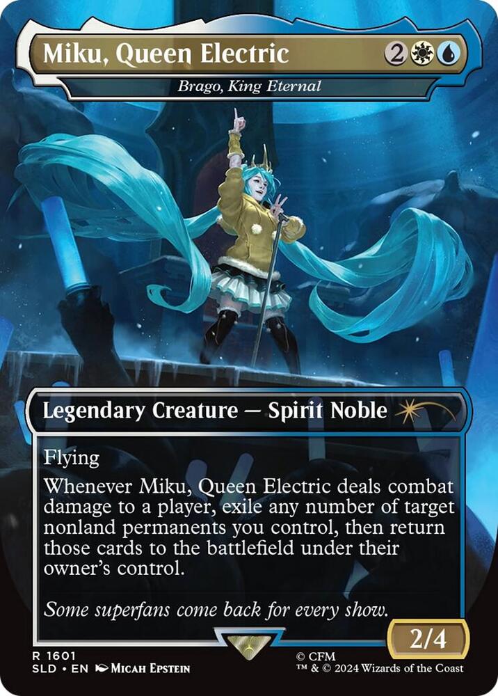 Miku, Queen Electric - Brago, King Eternal - Secret Lair Drop Series (SLD)