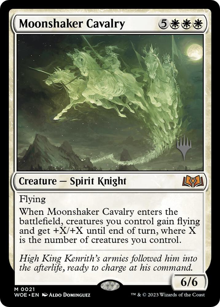 Moonshaker Cavalry - Promo Pack: Wilds of Eldraine (PPWOE) (Foil)