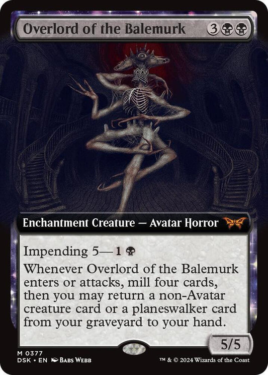 Overlord of the Balemurk (Extended Art) - Duskmourn: House of Horror (DSK)