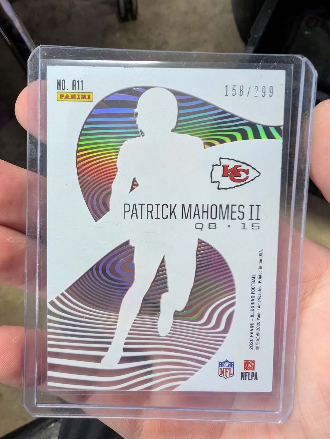 Patrick Mahomes Astounding Blue /299