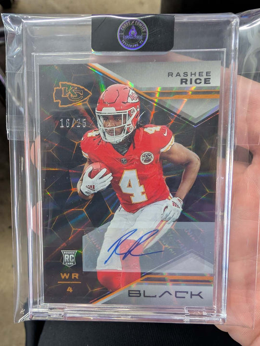 Rashee Rice Panini Black RC Auto /25