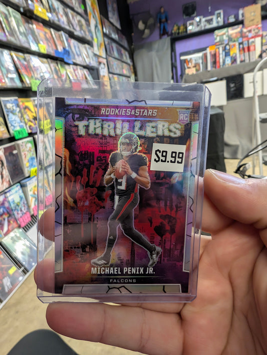 Michael Penix Thrillers Silver Prizm RC