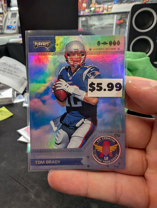 Tom Brady 2018 Playoff Air Command Tom Brady Foil