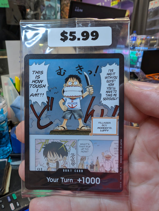 Luffy Don!! Villager Boy Big Mouth Promo