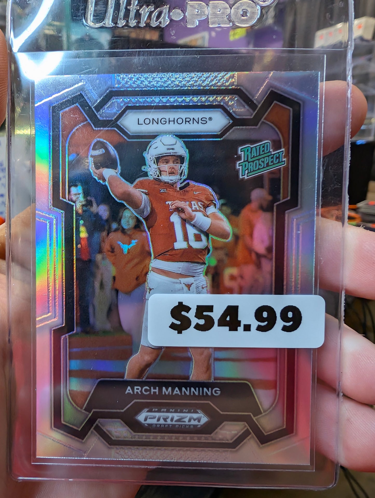 Arch Manning Prizm Draft Picks Silver Prizm RC