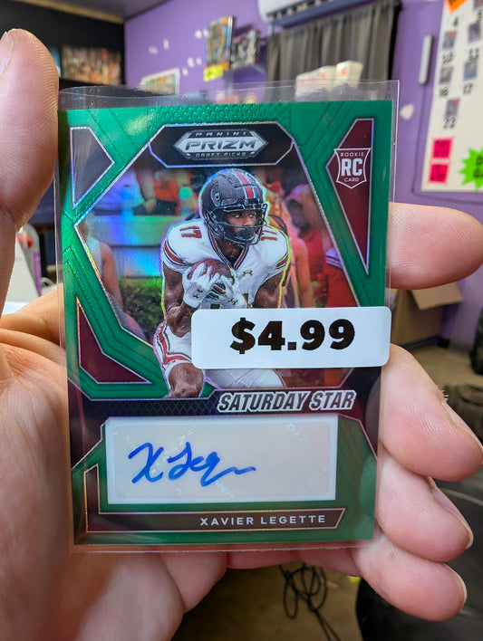 Xavier Legette Prizm Draft Picks RC Auto