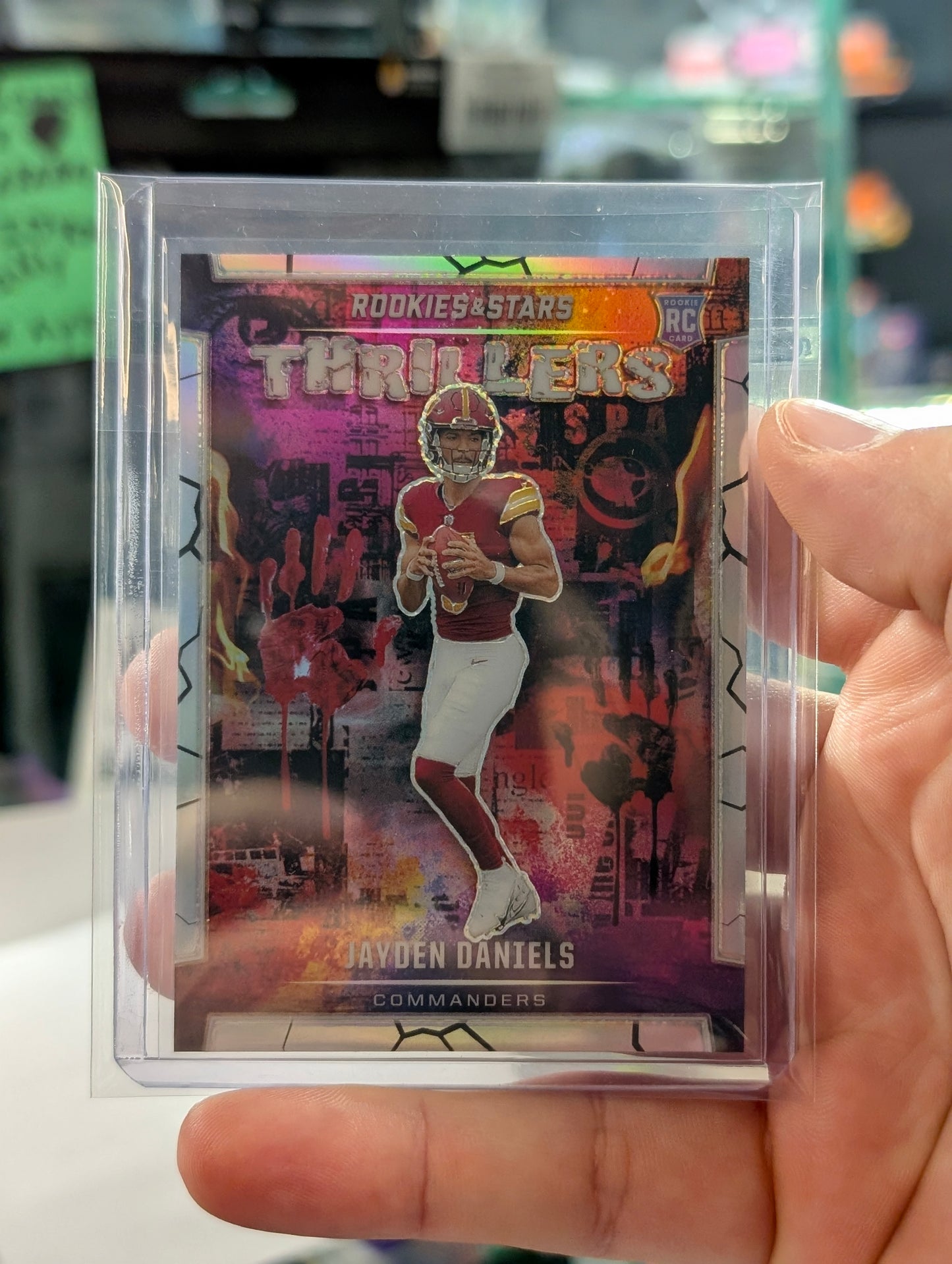 Jayden Daniels Thrillers Silver Prizm RC