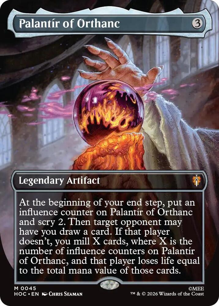 Palantir of Orthanc (Borderless) - The Hobbit: Eternal-Legal (HOC)