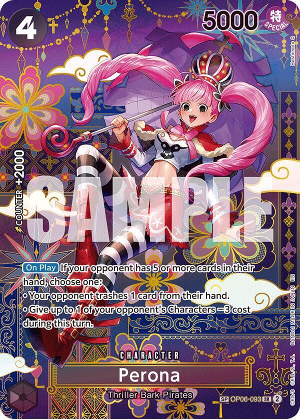 Perona - OP06-093 (SP) - The Azure Sea's Seven (OP14)