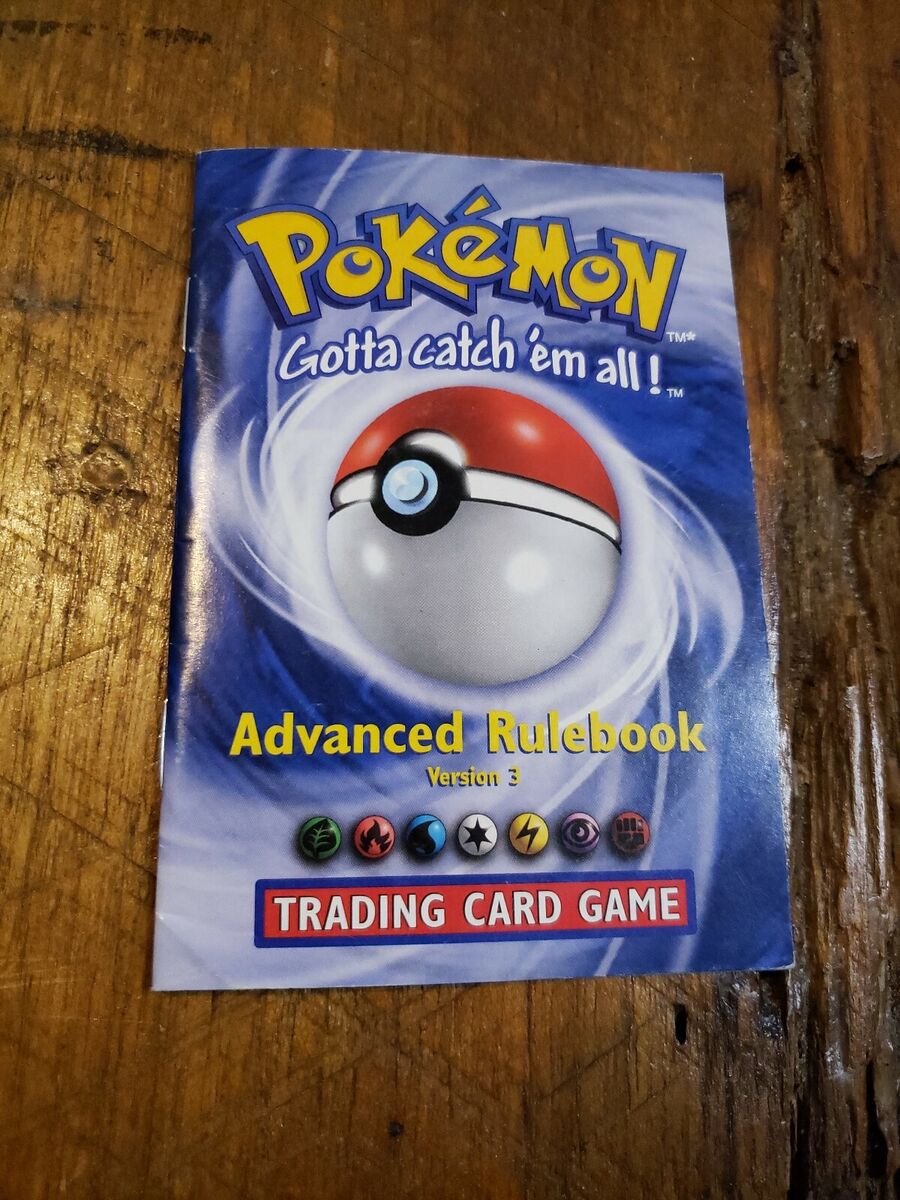 Advanced Rulebook Pokemon Version 3 2000