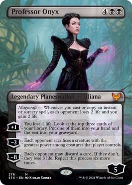 Professor Onyx (Borderless) - Strixhaven: School of Mages (STX) (Foil)