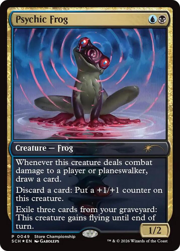 Psychic Frog - Game Day & Store Championship Promos (GAME) Foil
