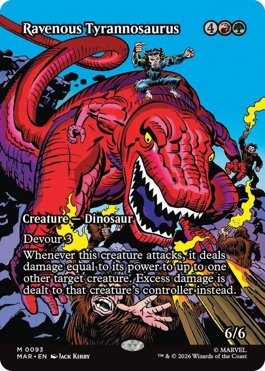 Ravenous Tyrannosaurus (Borderless) - Marvel Universe Eternal-Legal (MAR